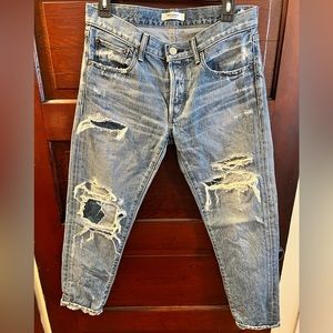 Moussy Vintage Distressed Boyfriend Jeans
